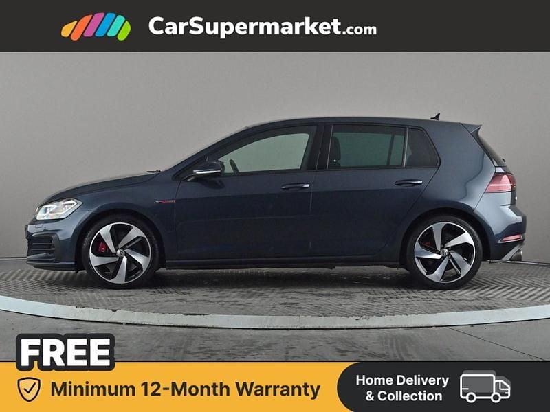 Used VW Golf VII GTI 2020 Blue Hatchback