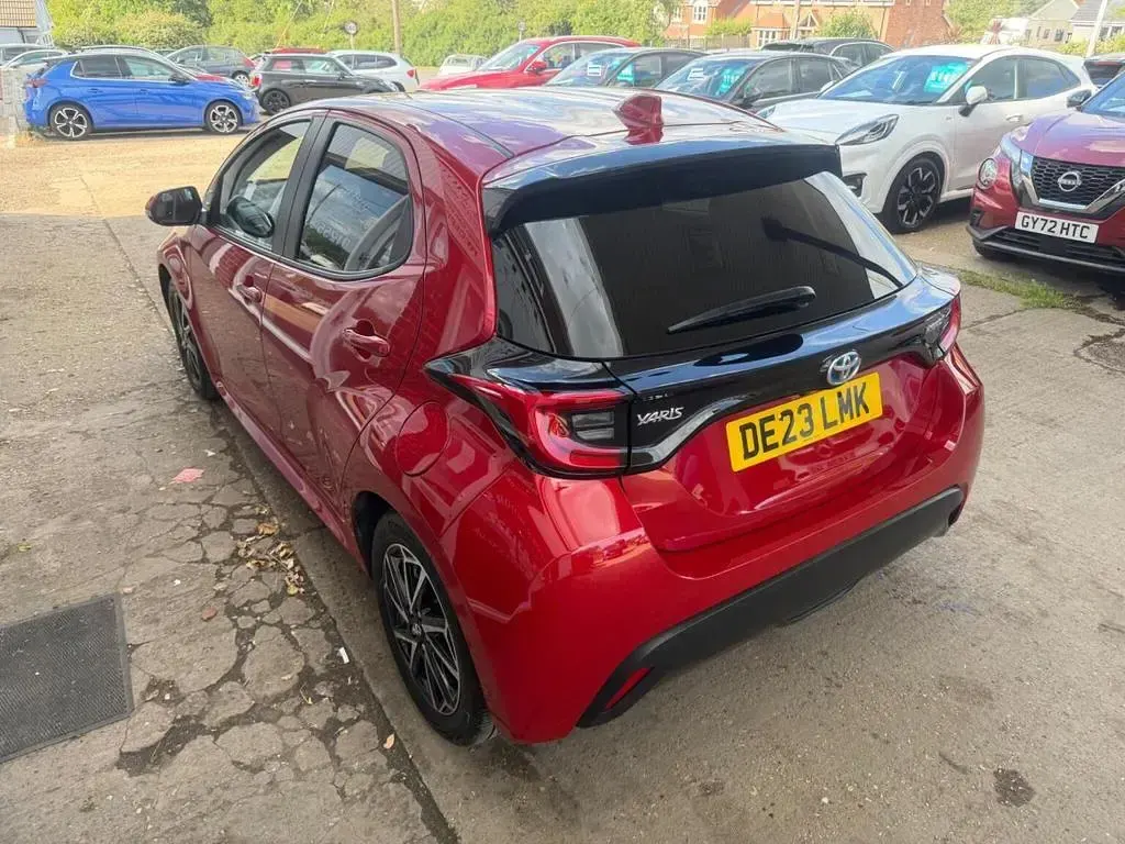 Used Toyota Yaris Design 2023 Red Hatchback