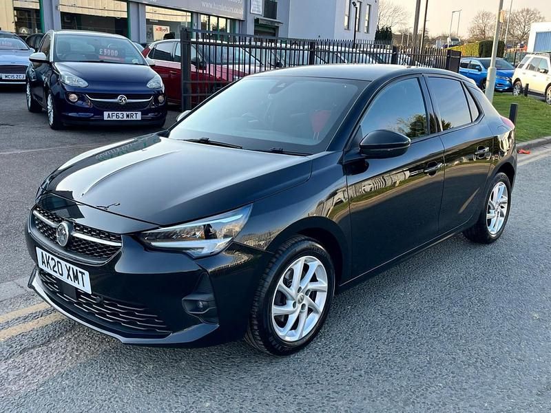 Used Vauxhall Corsa SRi 100 HP (73 kW) 2020 Black Hatchback