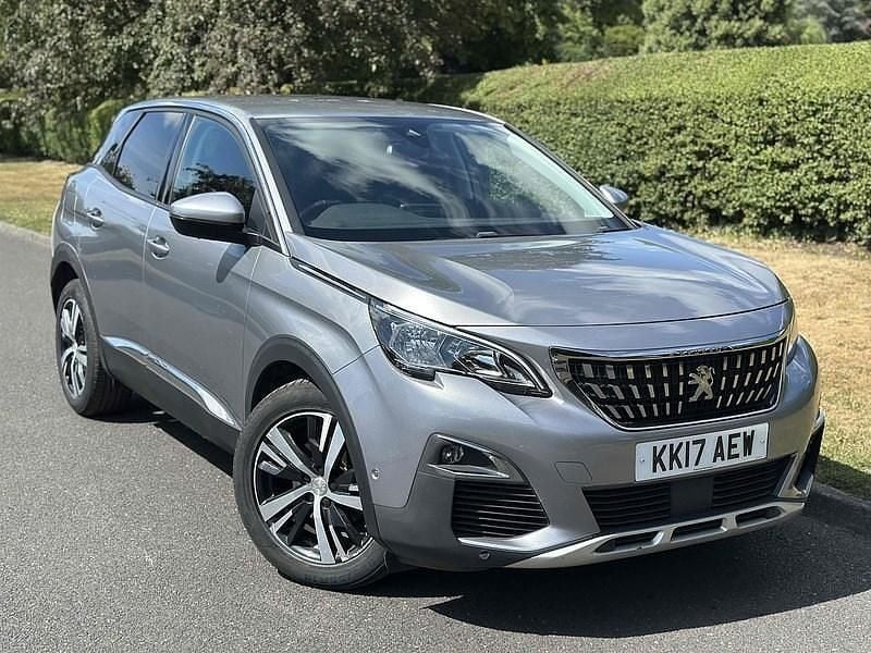 Grey Used 2017 Peugeot 3008 Allure SUV | £8,490 (Fair price) - Image 1/4
