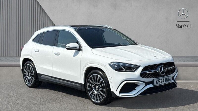 White Used 2024 Mercedes GLA220 AMG Line Premium Plus SUV | £38,432 (Expensive) - Image 1/4