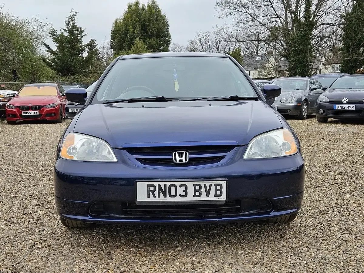 Used Honda Civic 125 HP (91 kW) 2003 Blue Coupe