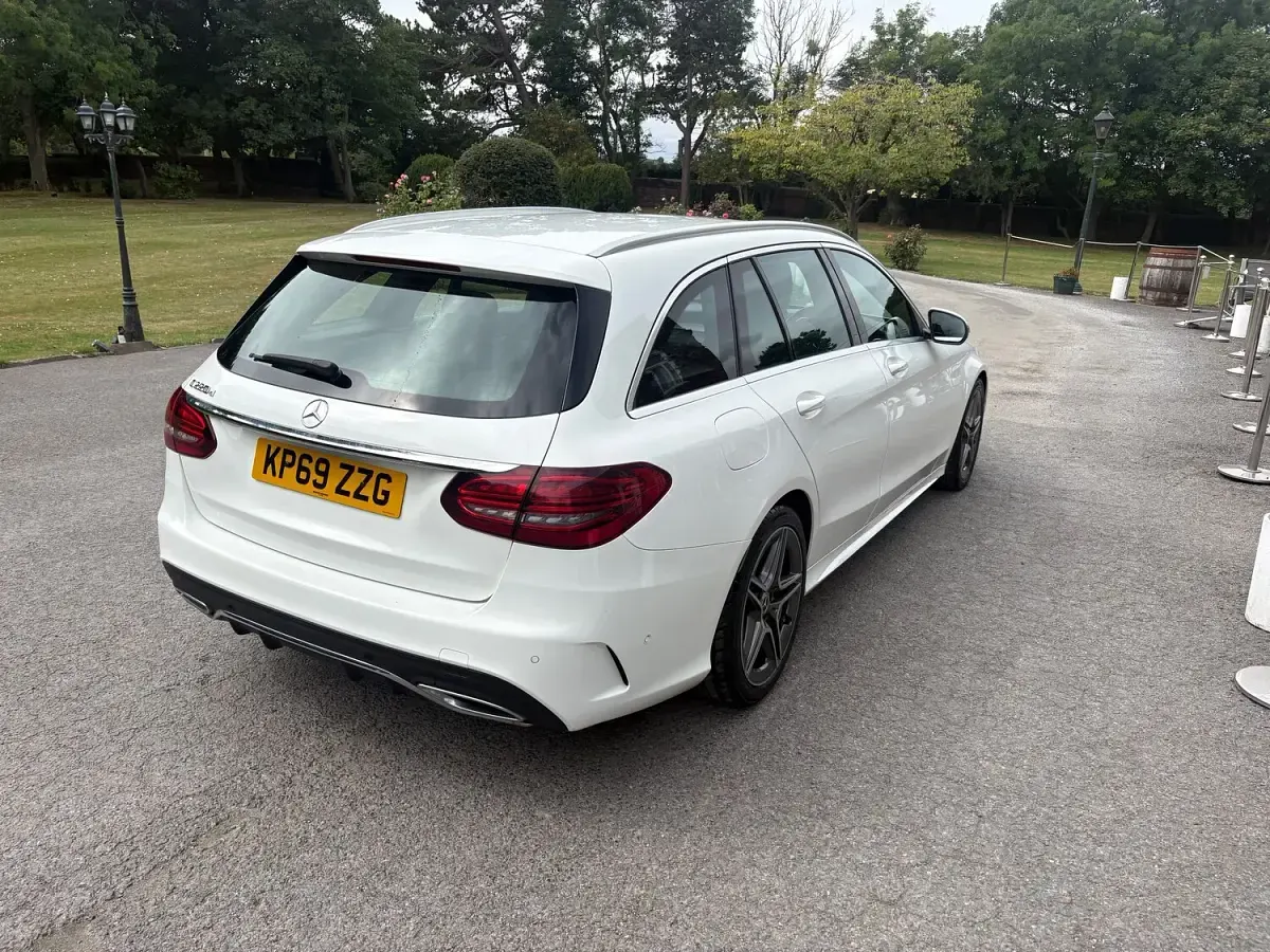 Used Mercedes C220 AMG Line Premium 2019 White Estate