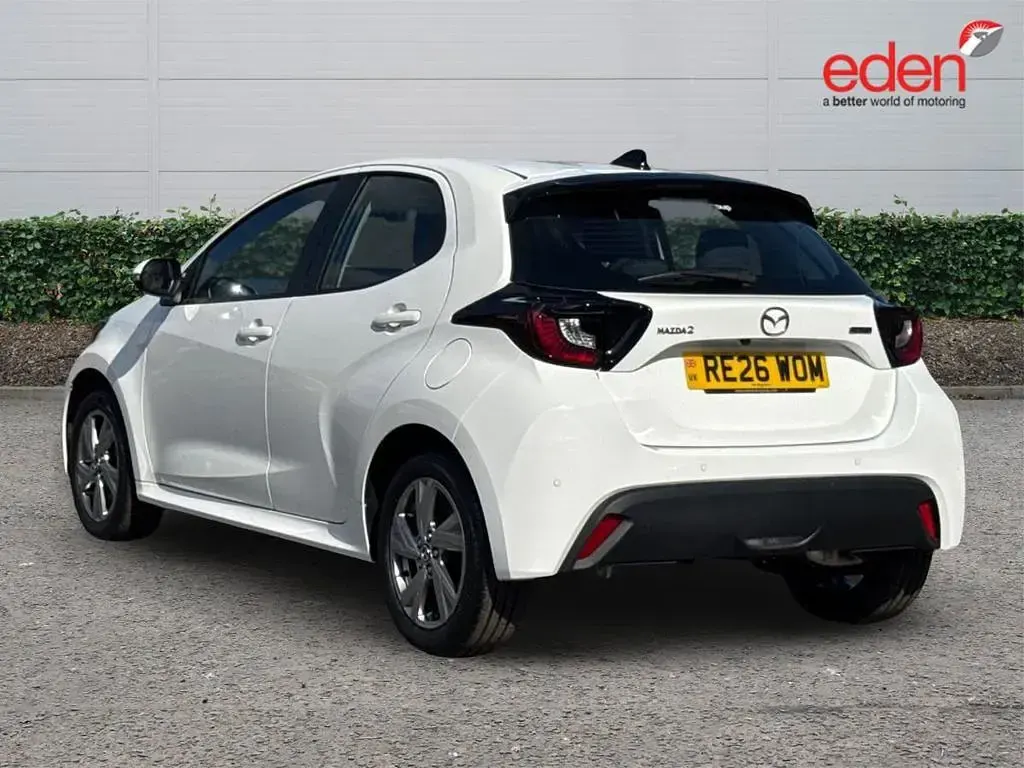 New Mazda 2 Exclusive-Line 116 HP (85 kW) 2026 White Hatchback