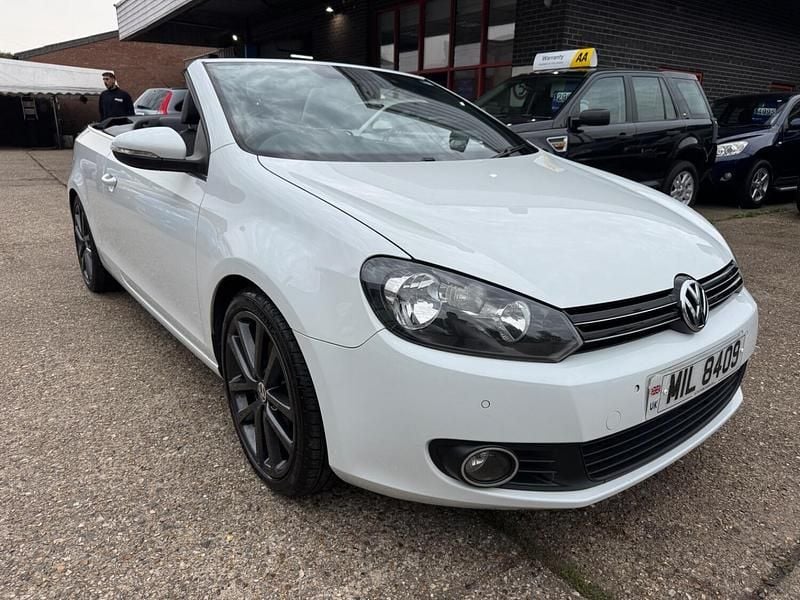 White Used 2012 VW Golf Cabriolet GT Cabriolet | £3,495 (Fair price) - Image 1/4