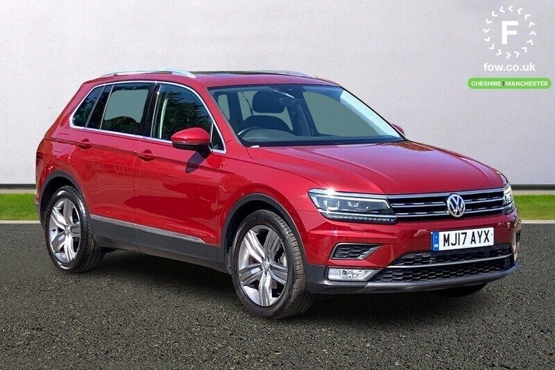 Red Used 2017 VW Tiguan SEL SUV | £16,999 (Good price) - Image 1/4