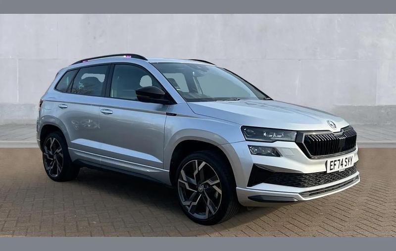 Used Skoda Karoq SportLine 150 HP (110 kW) 2024 Silver SUV