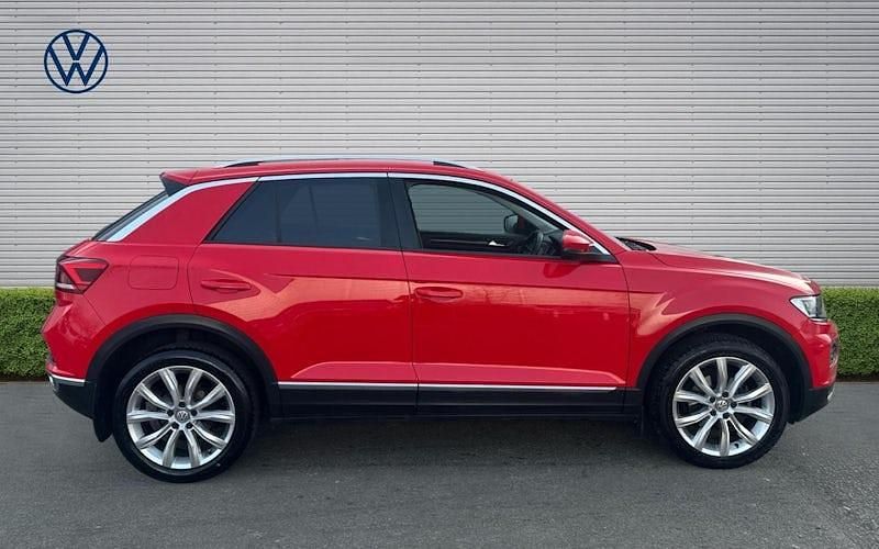 Used VW T-Roc SEL 150 HP (110 kW) 2020 Red SUV