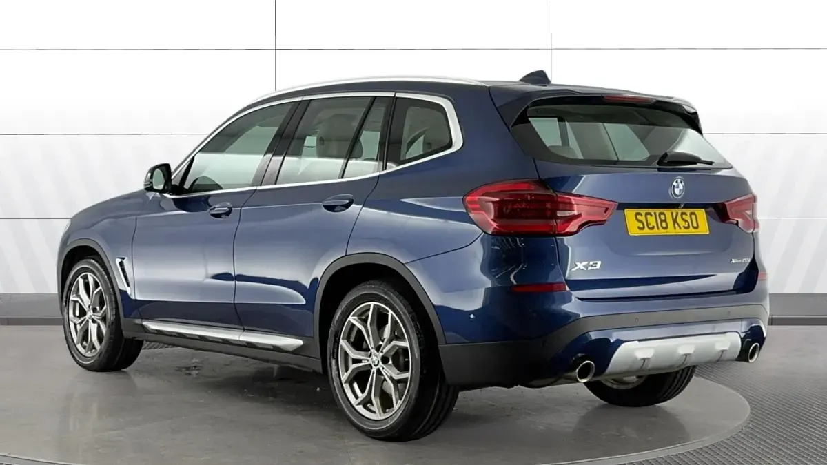 Used BMW X3 Performance 184 HP (135 kW) 2018 Phytonic blue SUV