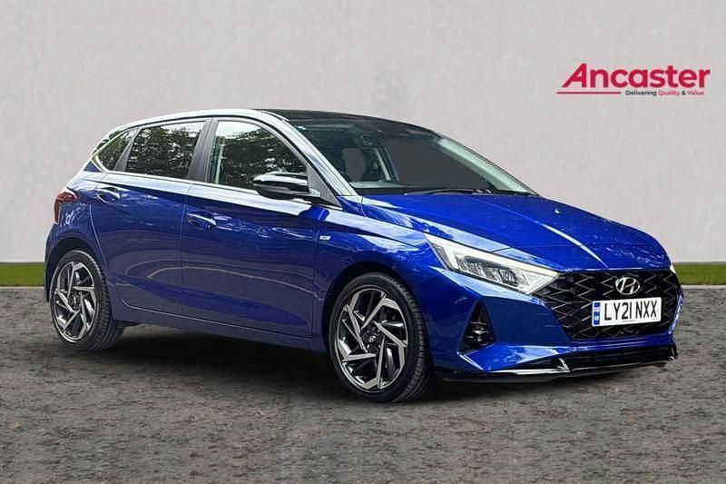 Blue Used 2021 Hyundai i20 Ultimate Hatchback | £15,495 (Fair price) - Image 1/4