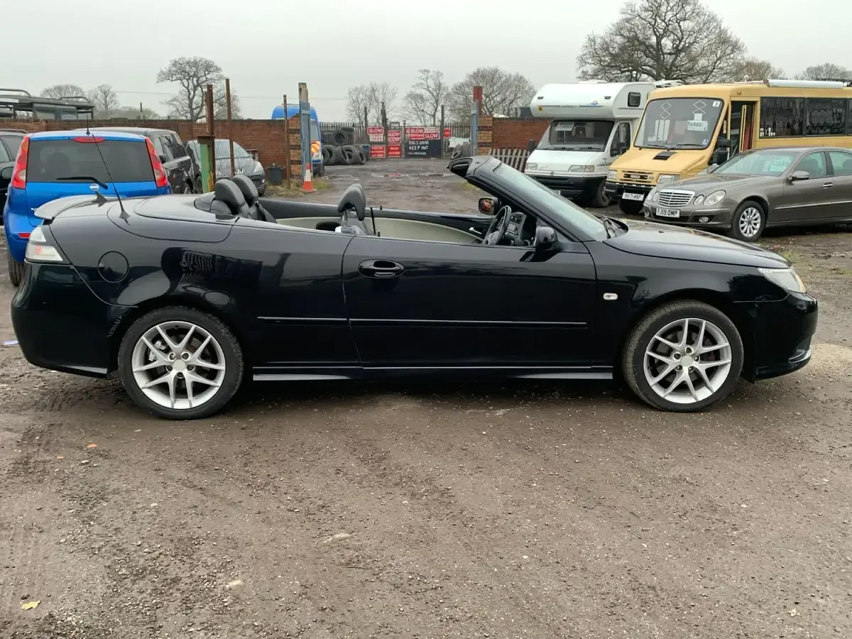 Used Saab 9-3 Vector 147 HP (108 kW) 2009 Black Cabriolet
