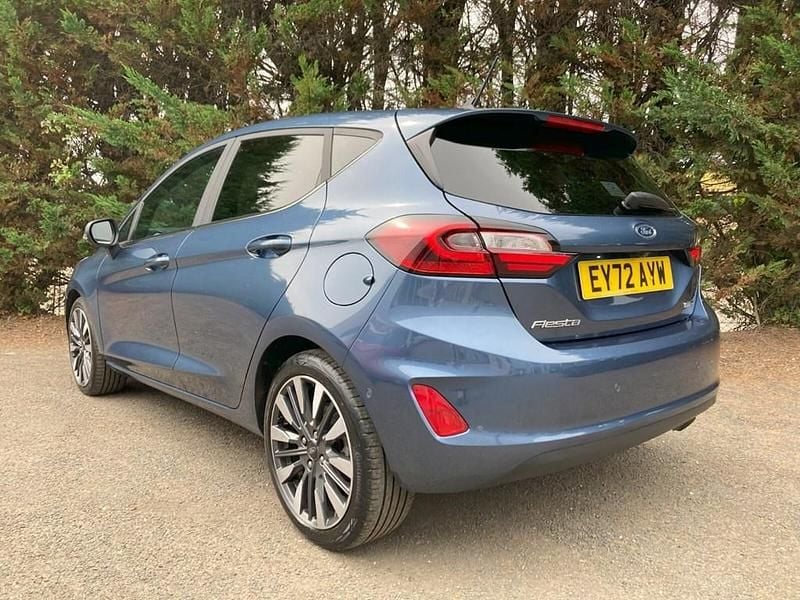 Used Ford Fiesta Titanium 2022 Blue Hatchback