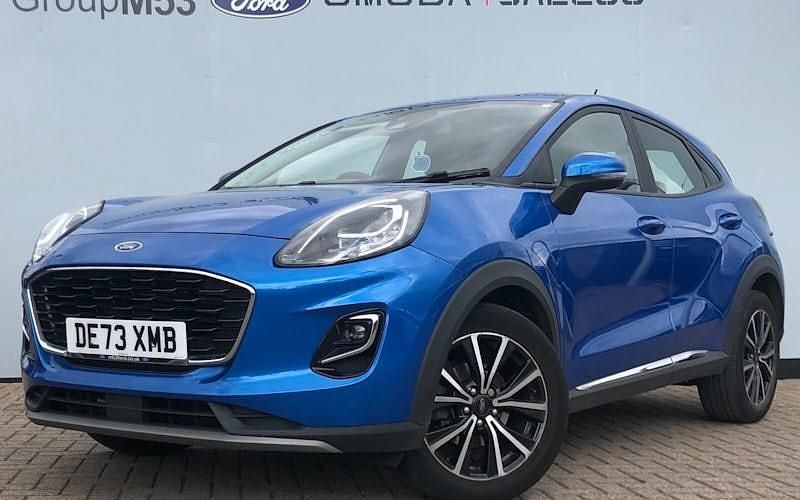 Blue Used 2023 Ford Puma Titanium Hatchback | £17,995 (A bit pricey) - Image 1/4