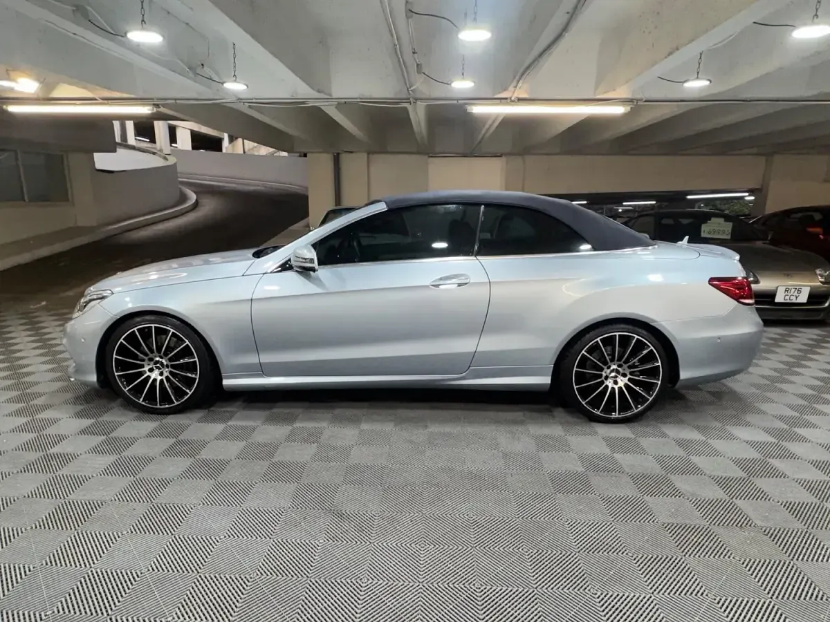 Used Mercedes E400 AMG line 2014 Silver Cabriolet