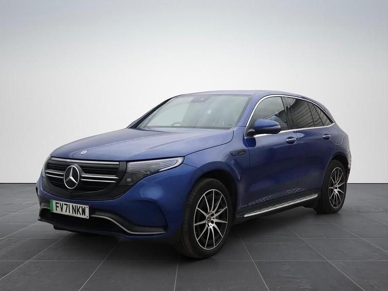 Used Mercedes EQC400 AMG line 300 kW (408 HP) 2021 Blue SUV