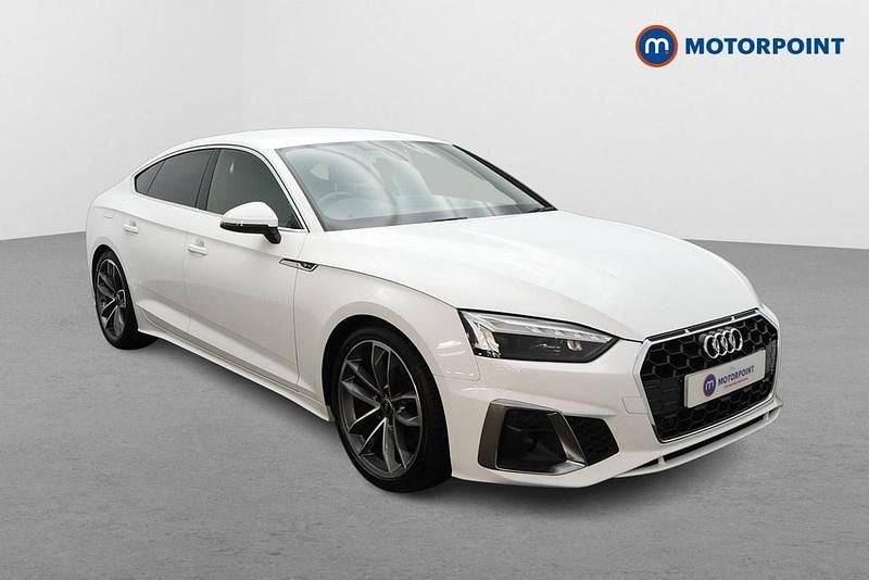 Used Audi A5 S-Line 190 HP (139 kW) 2022 White Coupe