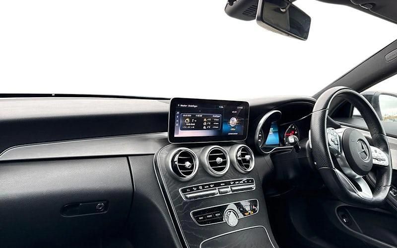 Used Mercedes C300 AMG line 245 HP (180 kW) 2019 Black Coupe