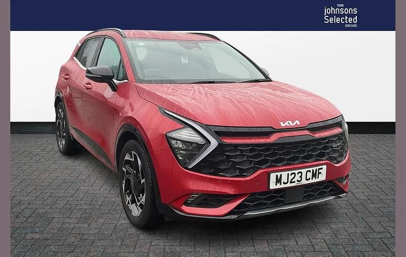 Red Used 2023 Kia Sportage GT-Line SUV | £22,395 (Fair price) - Image 1/4