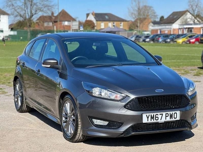 Grey Used 2018 Ford Focus ST-Line Hatchback | £8,695 (Good price) - Image 1/4