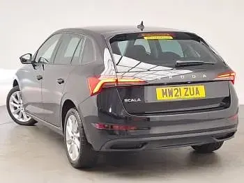 Used Skoda Scala SE L 110 HP (80 kW) 2021 Black Hatchback
