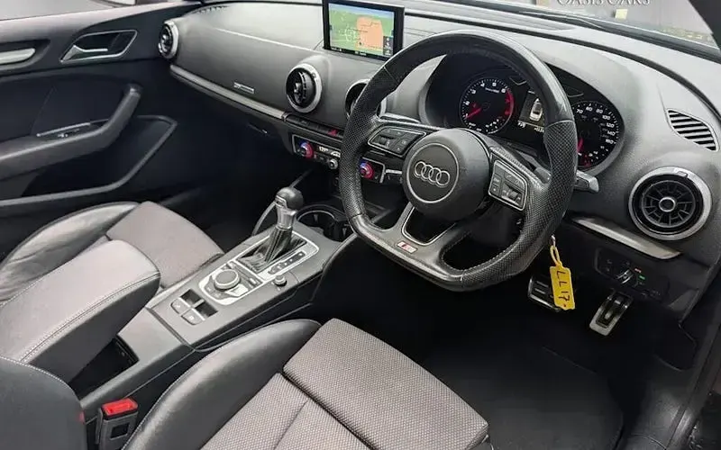 Used Audi A3 Cabriolet S-Line 150 HP (110 kW) 2017 Black Cabriolet