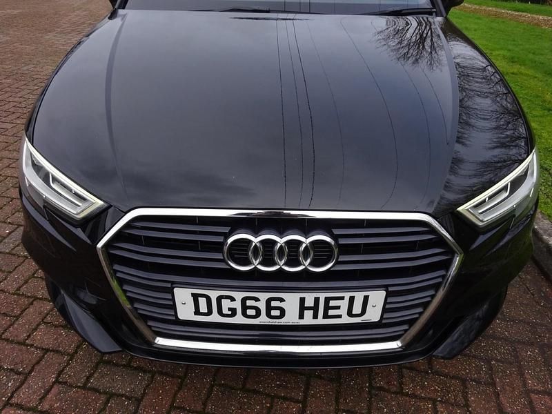 Used Audi A3 Sportback S-Line 2016 Black Hatchback