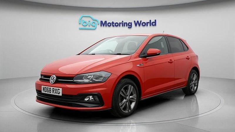 Used VW Polo R-line 115 HP (84 kW) 2019 Red Hatchback