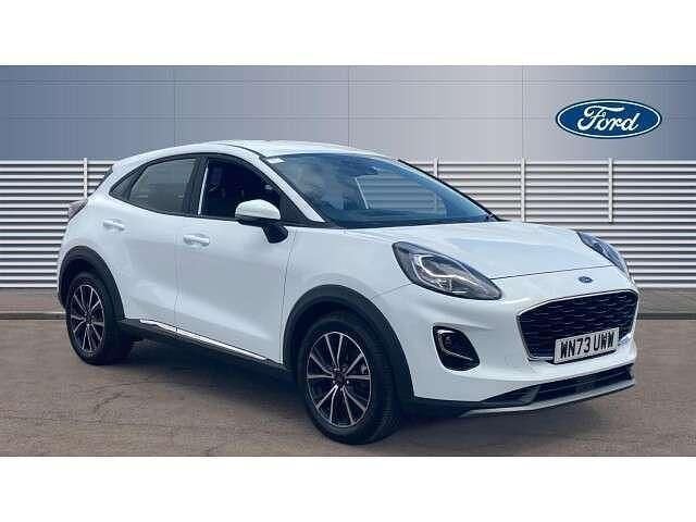 White Used 2023 Ford Puma Titanium SUV | £16,241 (Good price) - Image 1/4