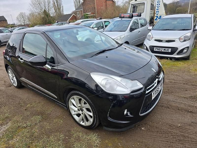 Black Used 2015 DS Automobiles DS3 Hatchback | £2,990 (Good price) - Image 1/4