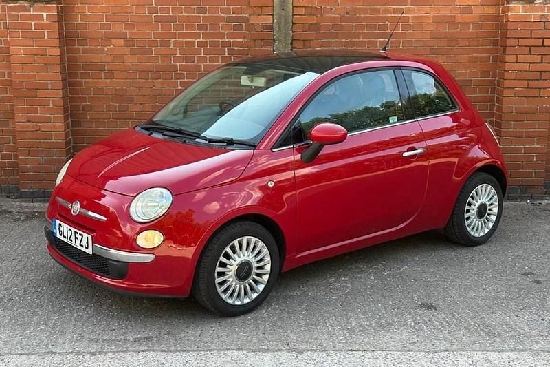 Red Used 2012 Fiat 500 Lounge Hatchback | £3,795 (Fair price) - Image 1/1