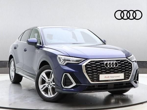 Blue Used 2025 Audi Q3 S-Line SUV | £32,990 (Fair price) - Image 1/4