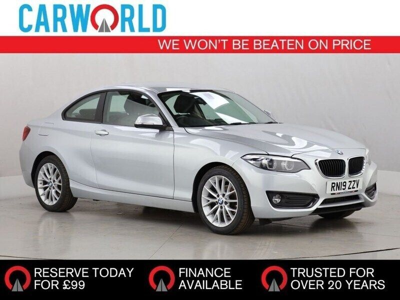 Silver Used 2019 BMW 218 Comfort Edition Coupe | £11,990 (Good price) - Image 1/3