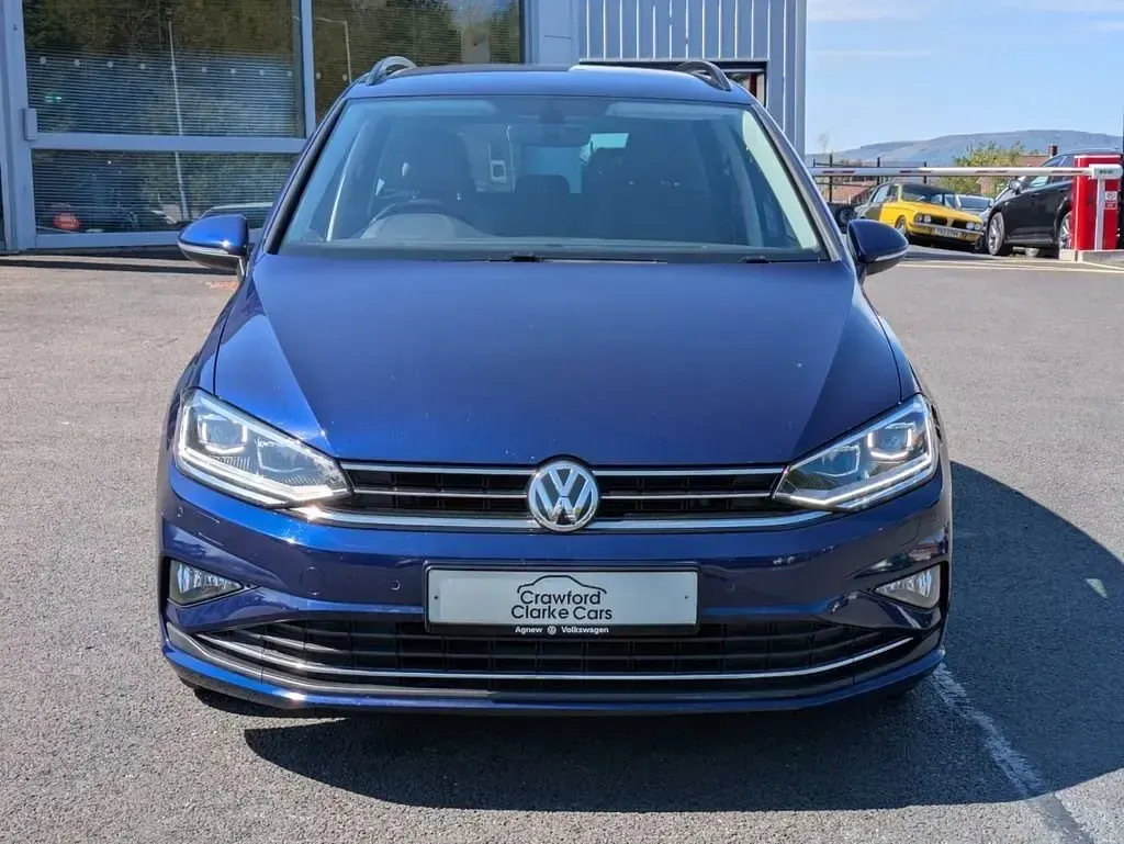 Used VW Golf Sportsvan Match 116 HP (85 kW) 2019 Blue MPV