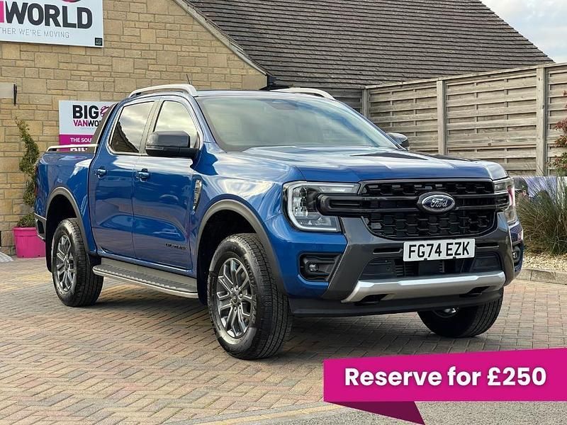 Blue Used 2024 Ford Ranger Wildtrack Pickup | £31,994 (Super price) - Image 1/2