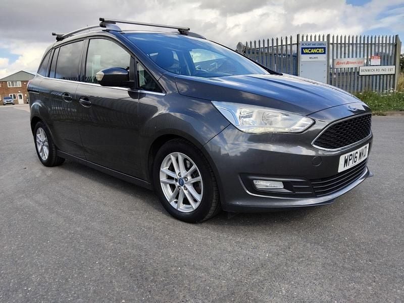 Used Ford Grand C-Max Zetec 120 HP (88 kW) 2016 Grey MPV