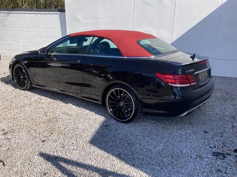 Used Mercedes E400 AMG line 2014 Black Cabriolet