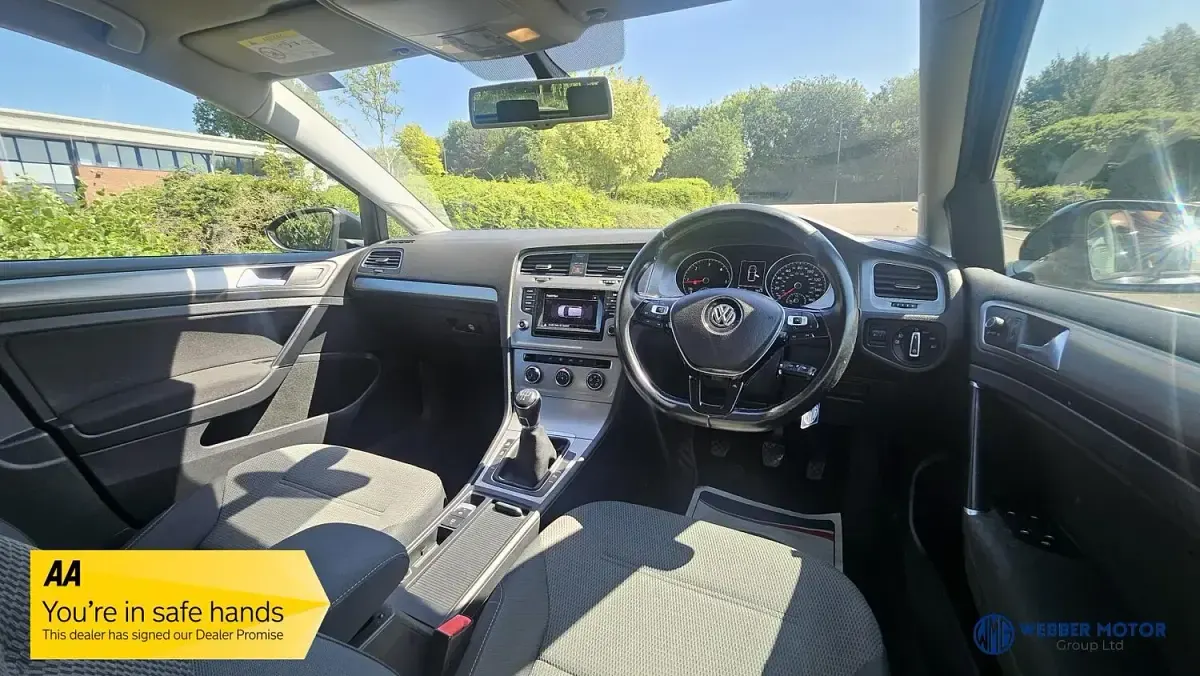 Used VW Golf VII Match 105 HP (77 kW) 2014 Black Hatchback