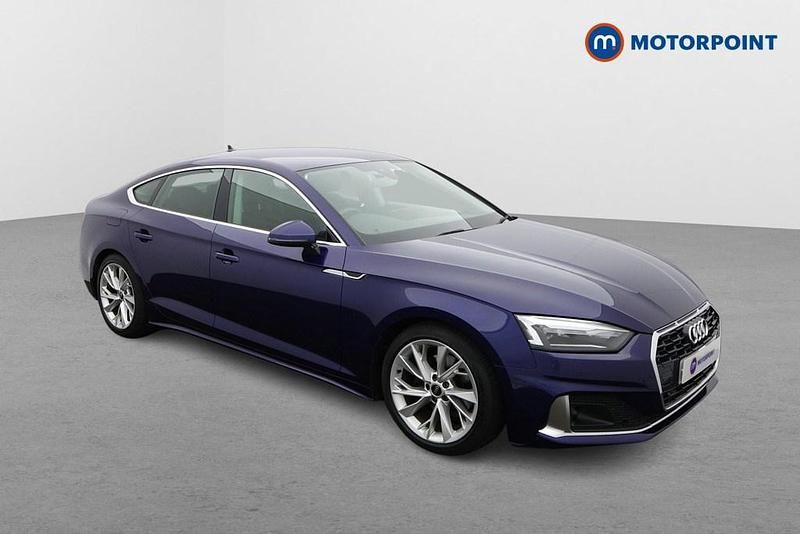 Used Audi A5 Sport 245 HP (180 kW) 2023 Blue Coupe