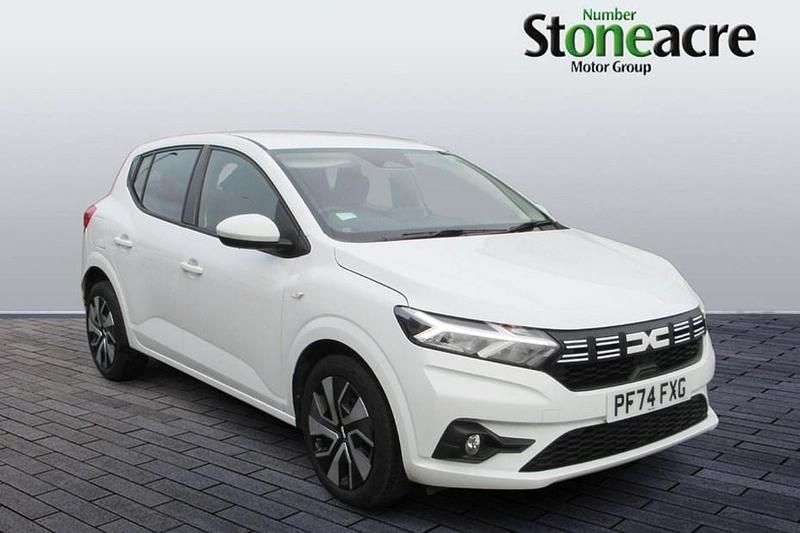 White Used 2024 Dacia Sandero Expression Hatchback | £12,435 (Good price) - Image 1/1