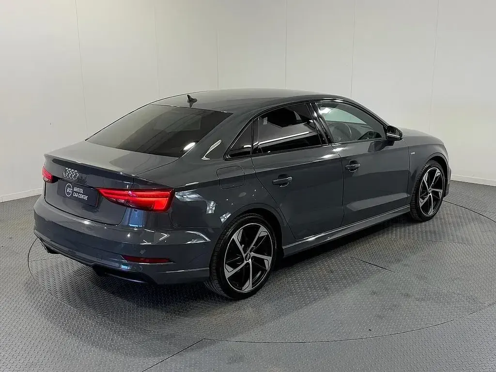 Used Audi A3 Black Edition 150 HP (110 kW) 2018 Grey Sedan
