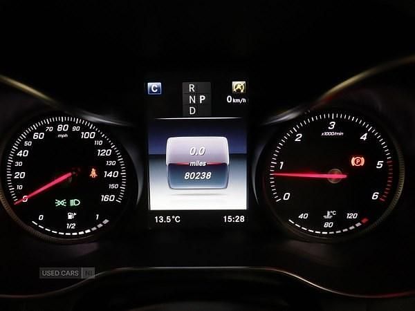 Used Mercedes GLC220 AMG line 170 HP (125 kW) 2017 White Coupe