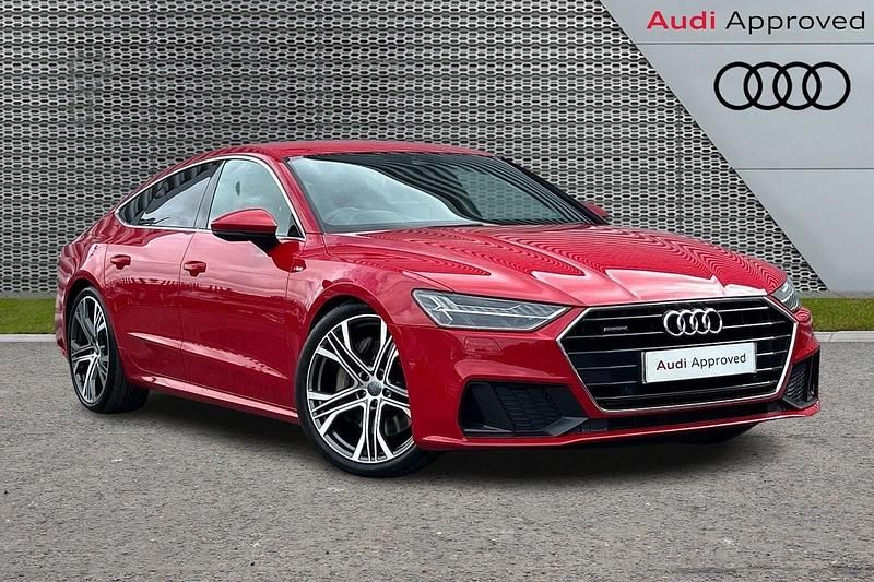 Red Used 2018 Audi A7 S-Line Hatchback | £23,495 (Fair price) - Image 1/4