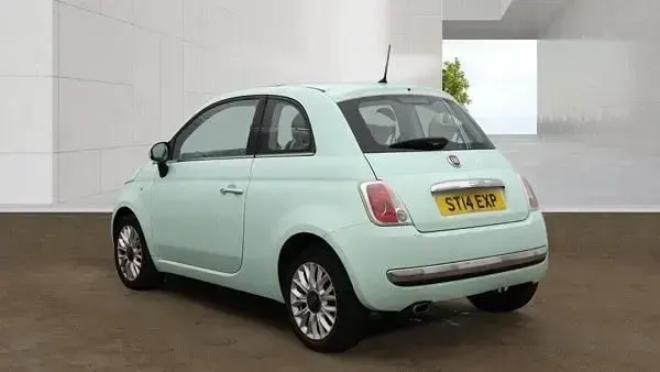 Used Fiat 500 Lounge 69 HP (50 kW) 2014 Green Hatchback
