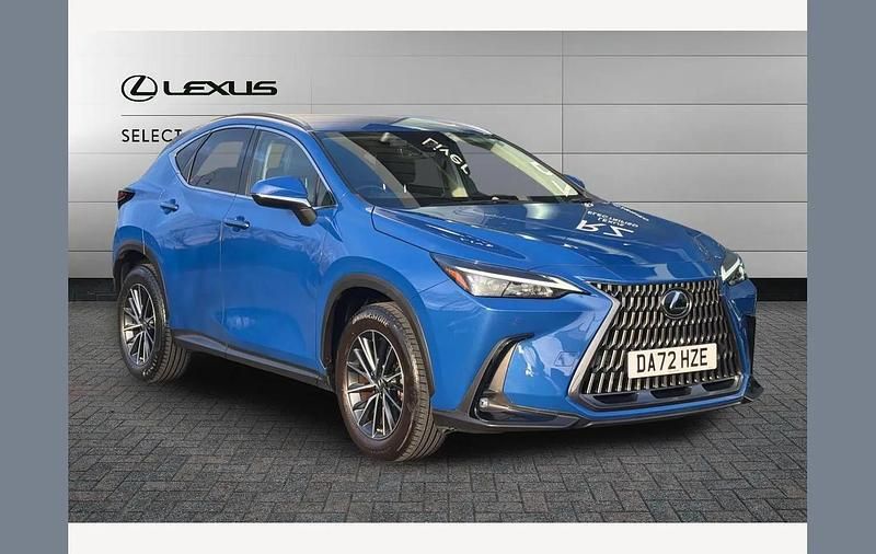 Celestial blue Used 2022 Lexus NX350h SUV | £31,129 (Good price) - Image 1/3