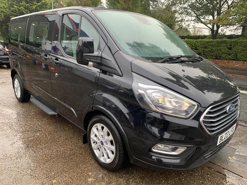 Black Used 2022 Ford Tourneo Custom Titanium MPV | £20,800 (Super price) - Image 1/4