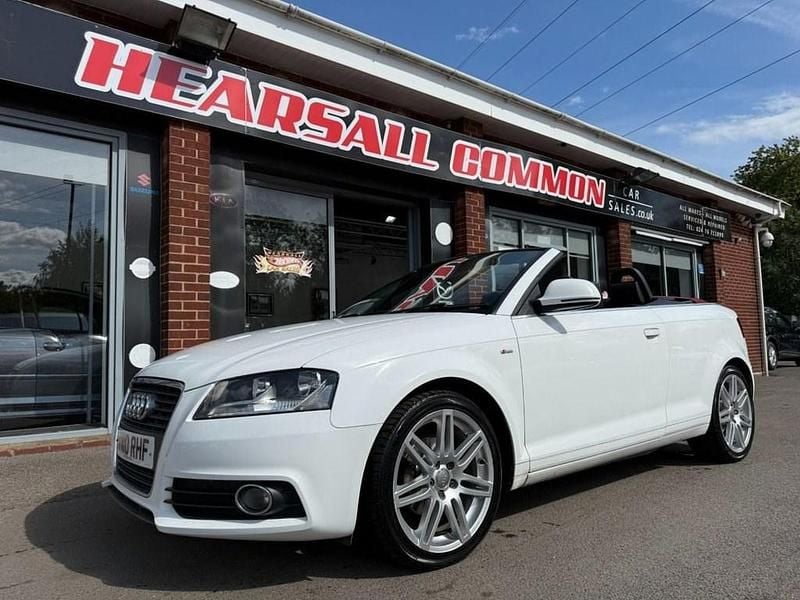 Used Audi A3 Cabriolet S-Line 105 HP (77 kW) 2010 White Cabriolet