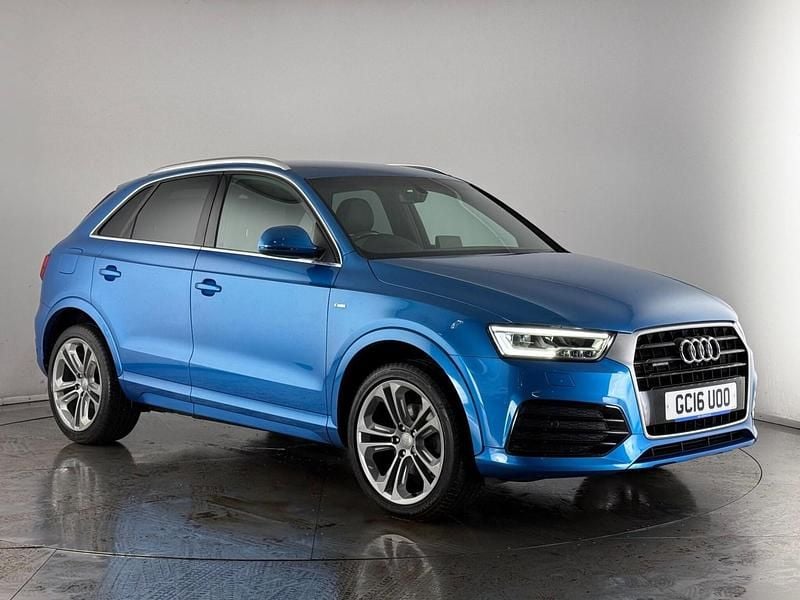 Used Audi Q3 S-line plus 184 HP (135 kW) 2016 Blue SUV
