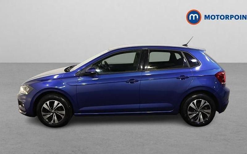 Used VW Polo Match 80 HP (58 kW) 2021 Blue Hatchback