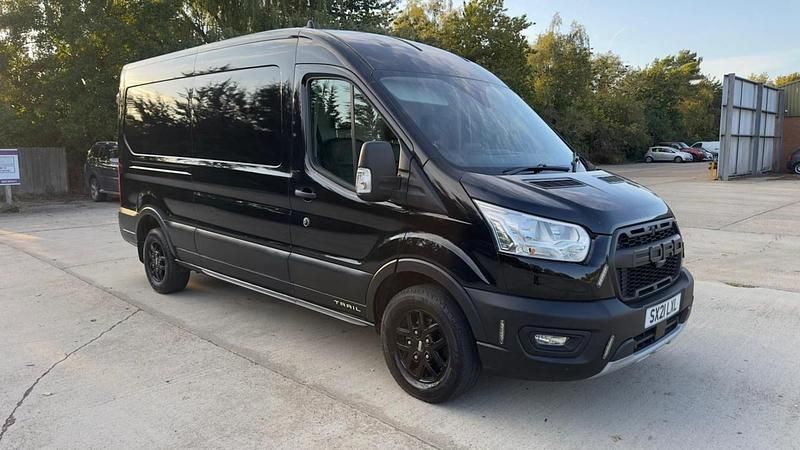 Black Used 2021 Ford Transit S Van | £13,495 (A bit pricey) - Image 1/4