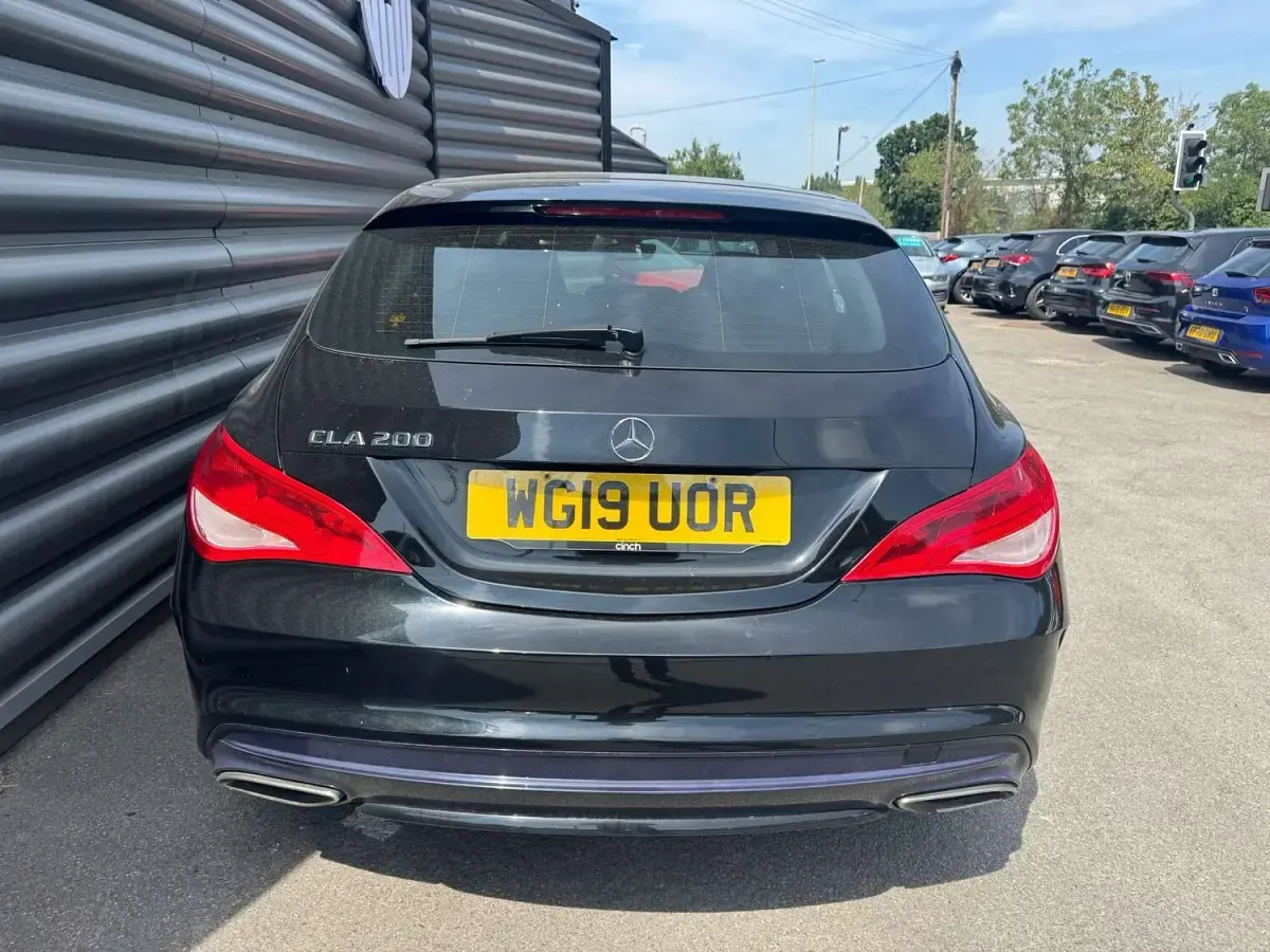 Used Mercedes CLA200 AMG line 2019 Black Coupe
